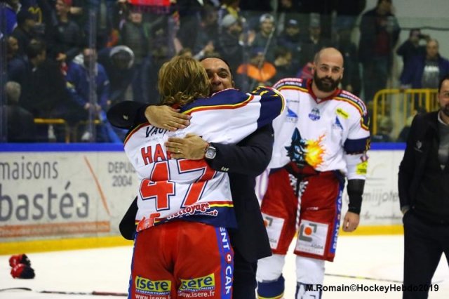 Photo hockey match Rouen - Grenoble  le 09/04/2019