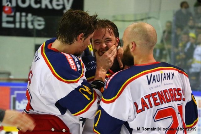 Photo hockey match Rouen - Grenoble  le 09/04/2019