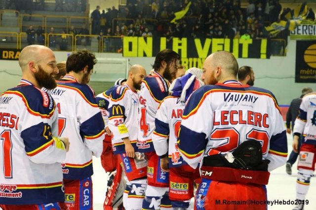 Photo hockey match Rouen - Grenoble  le 09/04/2019