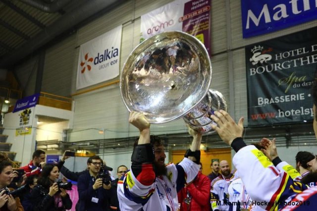 Photo hockey match Rouen - Grenoble  le 09/04/2019