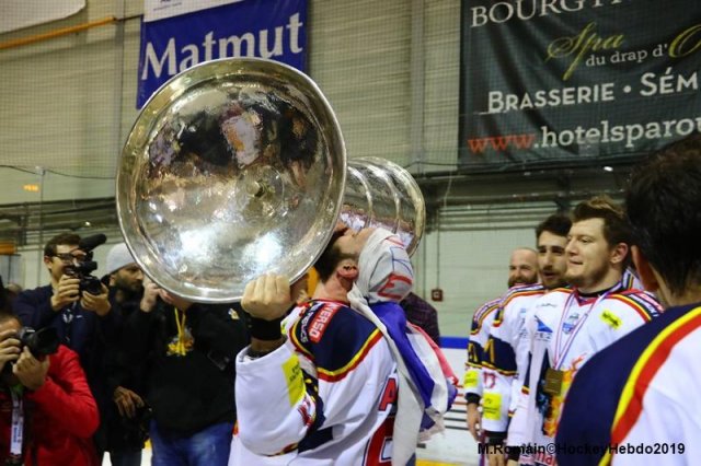 Photo hockey match Rouen - Grenoble  le 09/04/2019