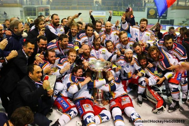 Photo hockey match Rouen - Grenoble  le 09/04/2019