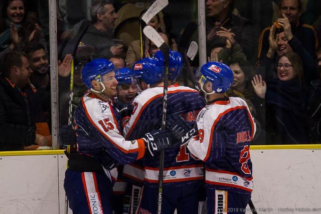 Photo hockey match Clermont-Ferrand - Courchevel-Méribel-Pralognan le 13/04/2019