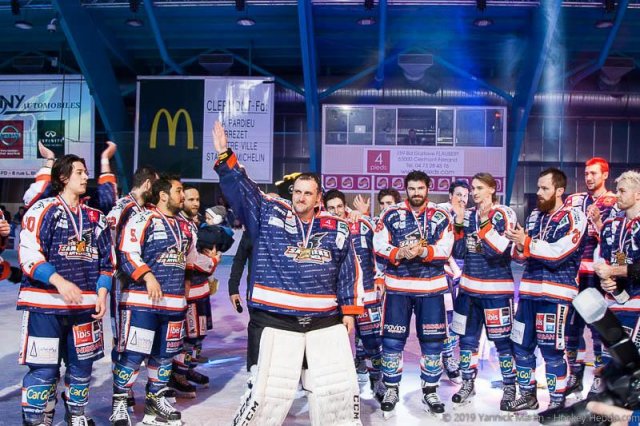 Photo hockey match Clermont-Ferrand - Courchevel-Méribel-Pralognan le 13/04/2019