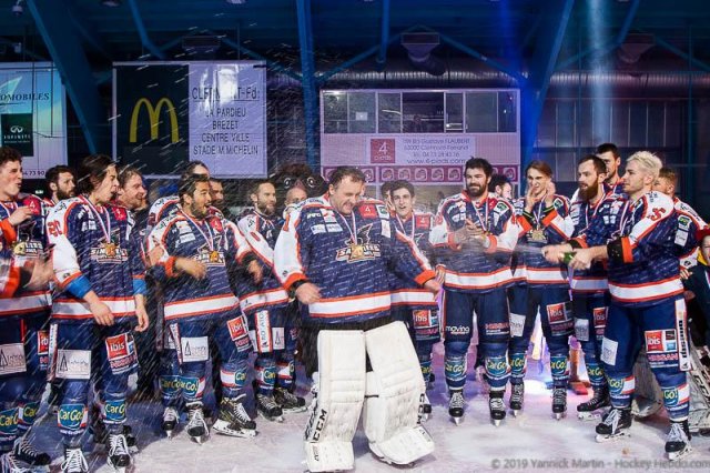 Photo hockey match Clermont-Ferrand - Courchevel-Méribel-Pralognan le 13/04/2019