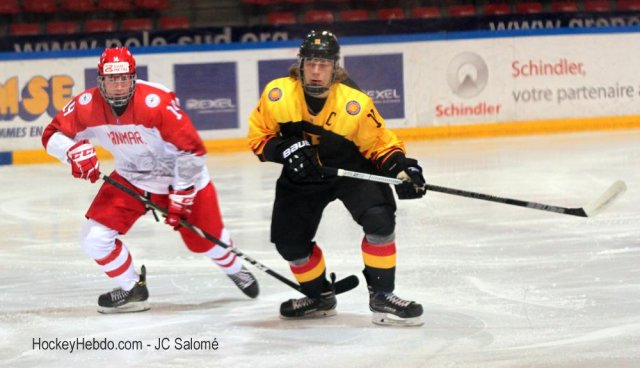 Photo hockey match Germany - Denmark le 17/04/2019