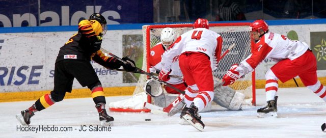 Photo hockey match Germany - Denmark le 17/04/2019