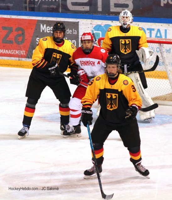 Photo hockey match Germany - Denmark le 17/04/2019