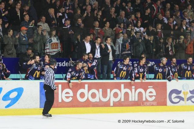 Photo hockey match Grenoble  - Briançon  le 28/03/2009