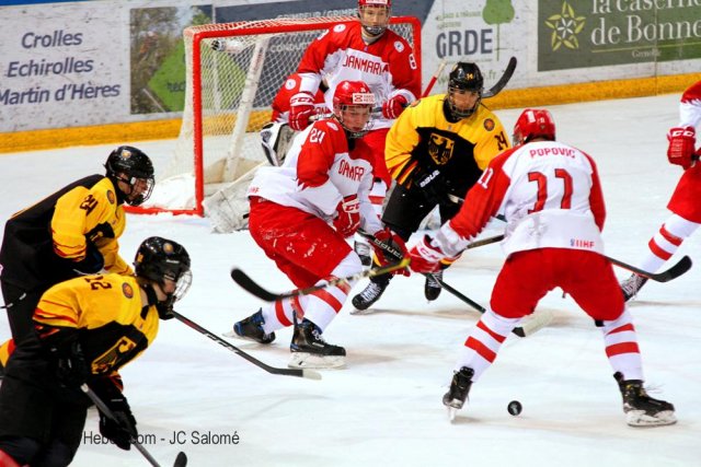 Photo hockey match Germany - Denmark le 17/04/2019