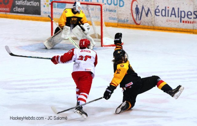 Photo hockey match Germany - Denmark le 17/04/2019
