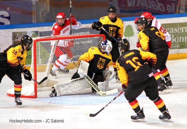 Photo hockey match Germany - Denmark le 17/04/2019