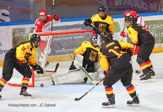Photo hockey match Germany - Denmark le 17/04/2019