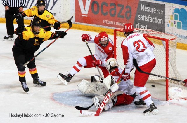 Photo hockey match Germany - Denmark le 17/04/2019