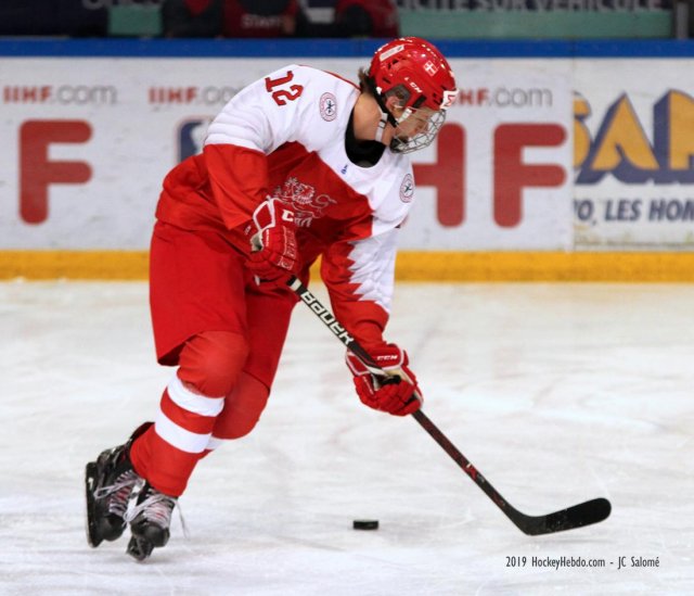Photo hockey match Denmark - Ukraine le 15/04/2019