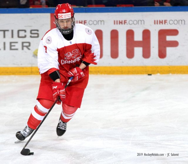 Photo hockey match Denmark - Ukraine le 15/04/2019