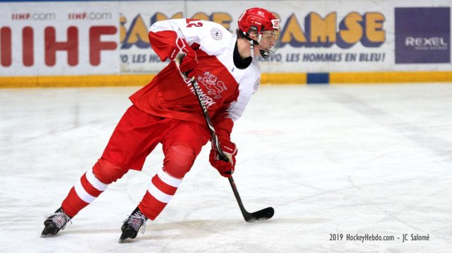 Photo hockey match Denmark - Ukraine le 15/04/2019