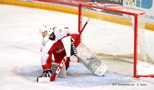 Photo hockey match Denmark - Ukraine le 15/04/2019