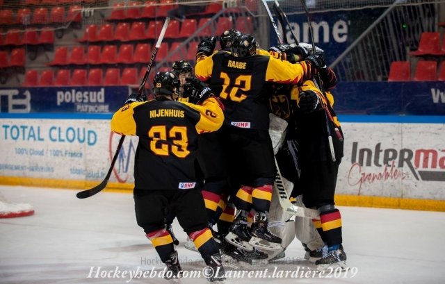 Photo hockey match Germany - Denmark le 17/04/2019