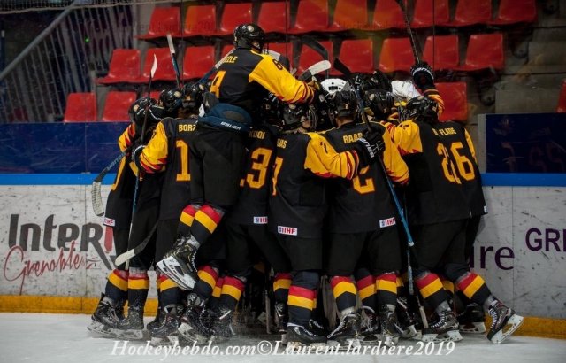 Photo hockey match Germany - Denmark le 17/04/2019