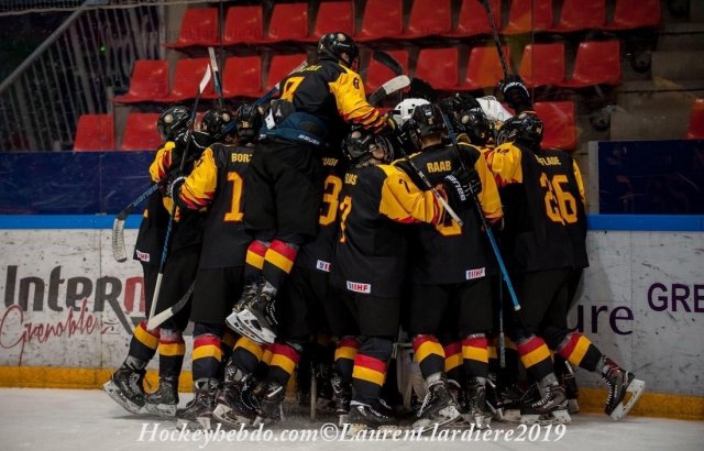 Photo hockey match Germany - Denmark le 17/04/2019