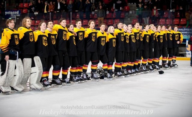 Photo hockey match Germany - Denmark le 17/04/2019