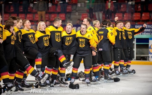 Photo hockey match Germany - Denmark le 17/04/2019