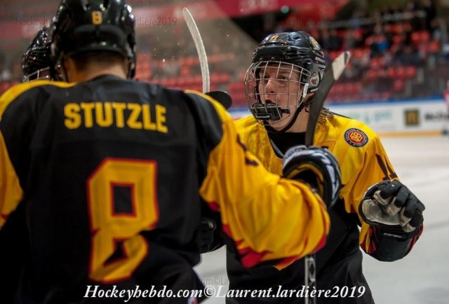 Photo hockey match Germany - Denmark le 17/04/2019