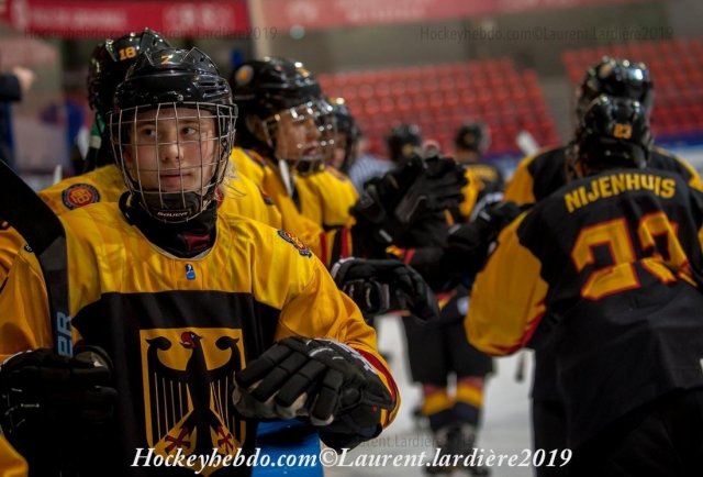 Photo hockey match Germany - Denmark le 17/04/2019