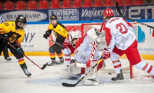 Photo hockey match Germany - Denmark le 17/04/2019