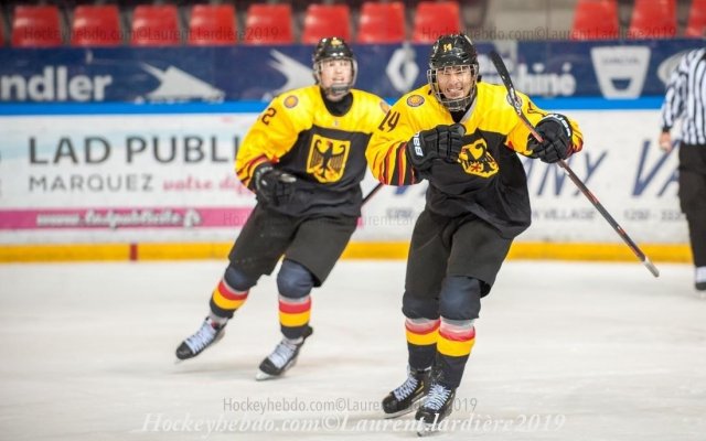 Photo hockey match Germany - Denmark le 17/04/2019