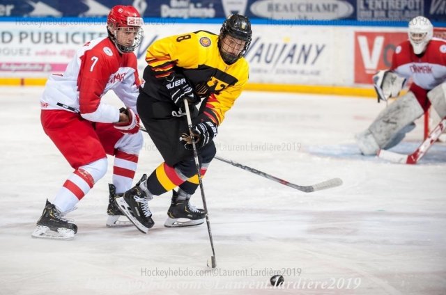 Photo hockey match Germany - Denmark le 17/04/2019
