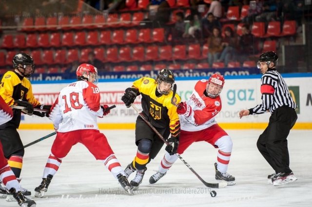 Photo hockey match Germany - Denmark le 17/04/2019