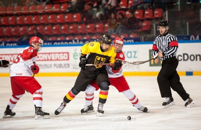 Photo hockey match Germany - Denmark le 17/04/2019