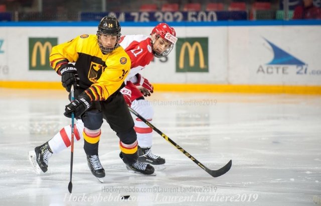 Photo hockey match Germany - Denmark le 17/04/2019