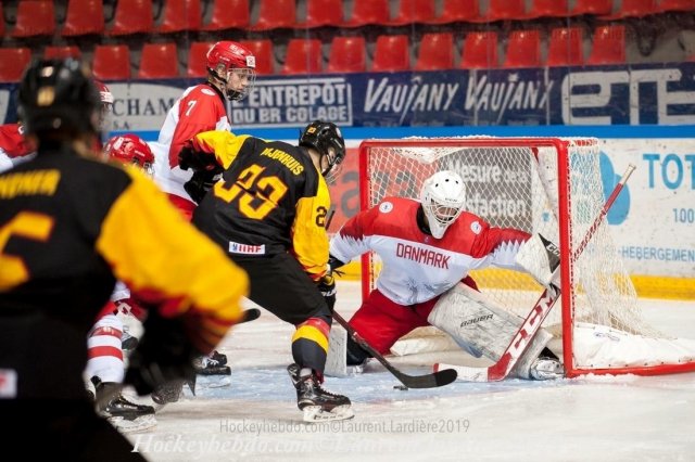 Photo hockey match Germany - Denmark le 17/04/2019