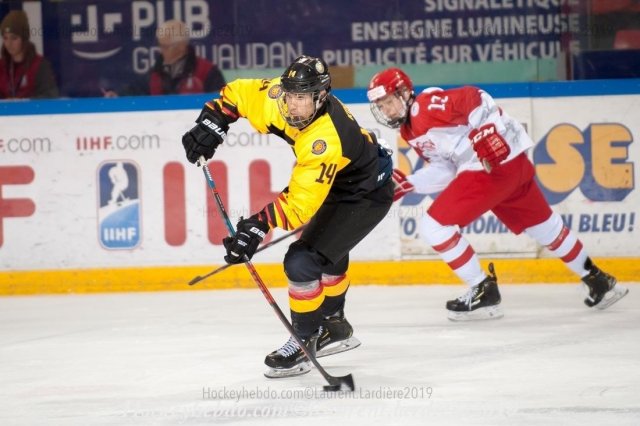 Photo hockey match Germany - Denmark le 17/04/2019