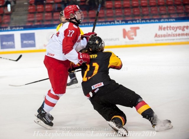 Photo hockey match Germany - Denmark le 17/04/2019