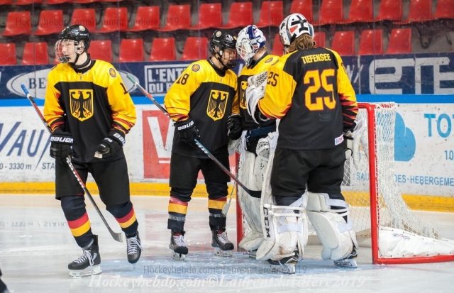 Photo hockey match Germany - Denmark le 17/04/2019