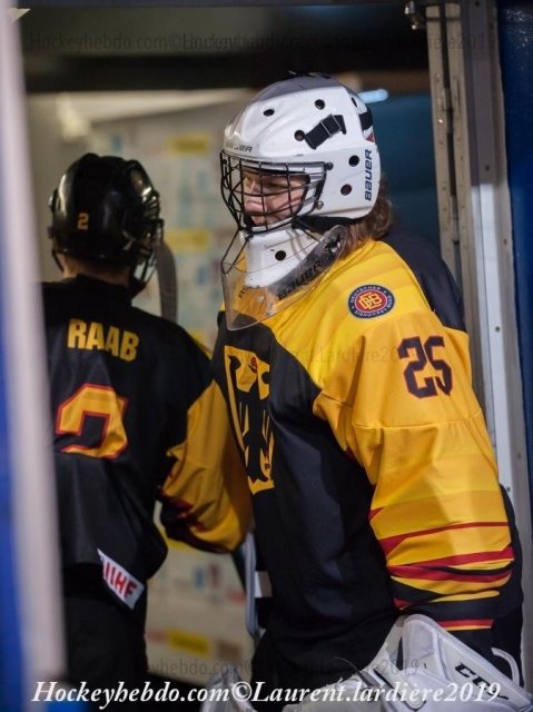 Photo hockey match Germany - Denmark le 17/04/2019