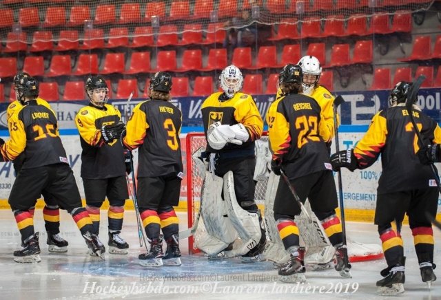 Photo hockey match Germany - Denmark le 17/04/2019