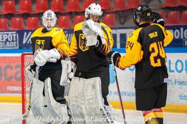 Photo hockey match Germany - Denmark le 17/04/2019