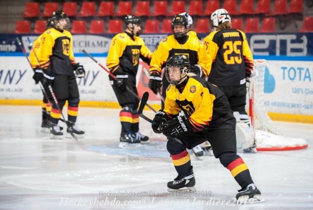 Photo hockey match Germany - Denmark le 17/04/2019