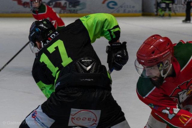 Photo hockey match Epinal  - Courbevoie  le 22/04/2019