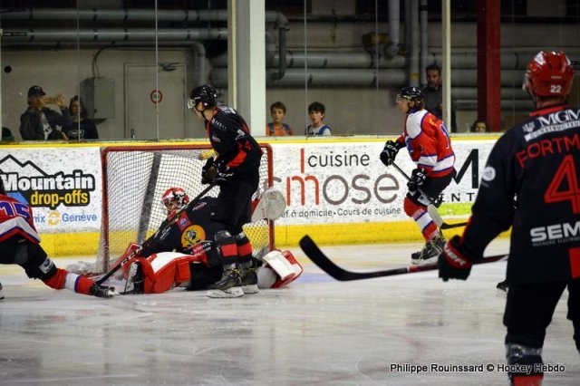 Photo hockey reportage Match amical à Chamonix