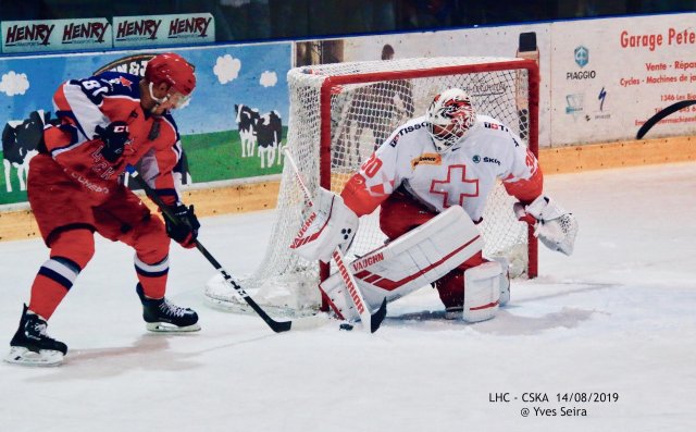 Photo hockey match Lausanne - Moscou le 14/08/2019