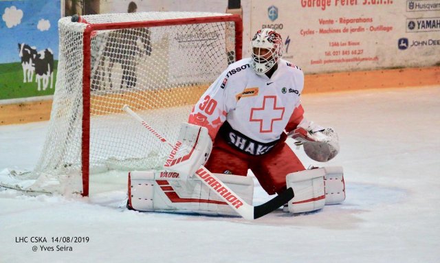Photo hockey match Lausanne - Moscou le 14/08/2019