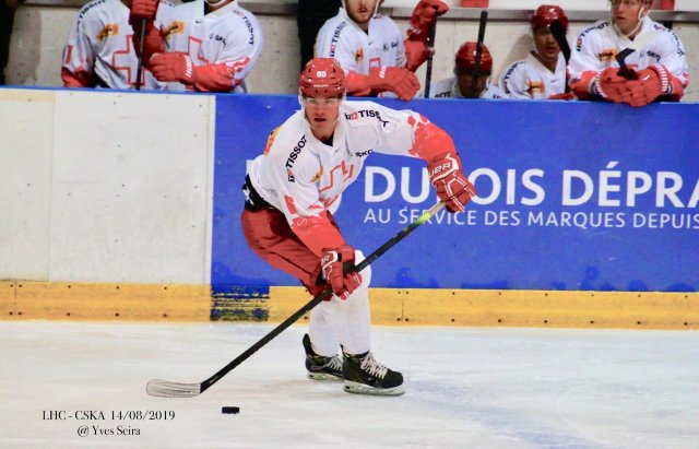 Photo hockey match Lausanne - Moscou le 14/08/2019