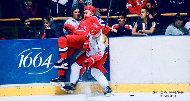 Photo hockey match Lausanne - Moscou le 14/08/2019