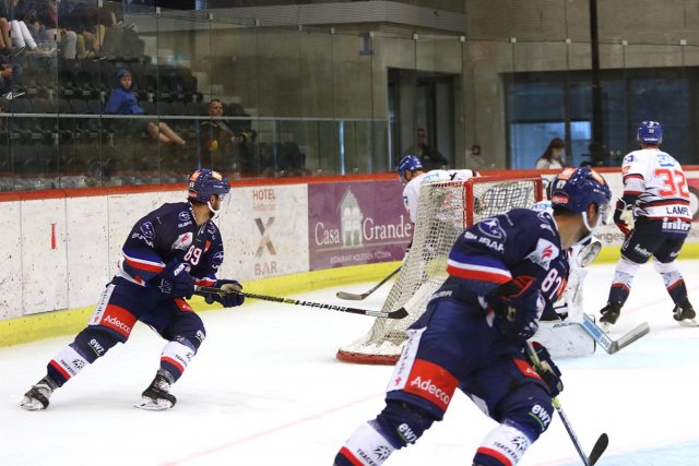 Photo hockey match Zürich - Mannheim le 17/08/2019